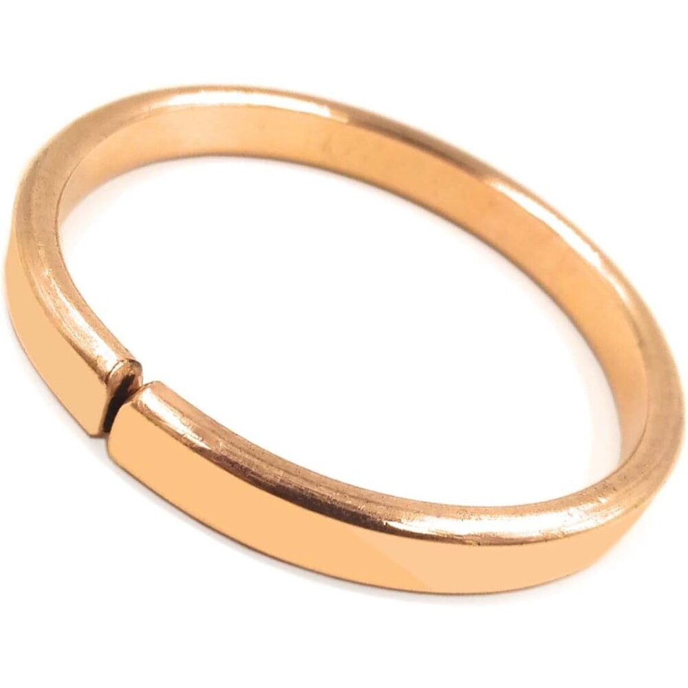 Solid Copper Kada For Stylish Wellness - Sleek, H… - image 1
